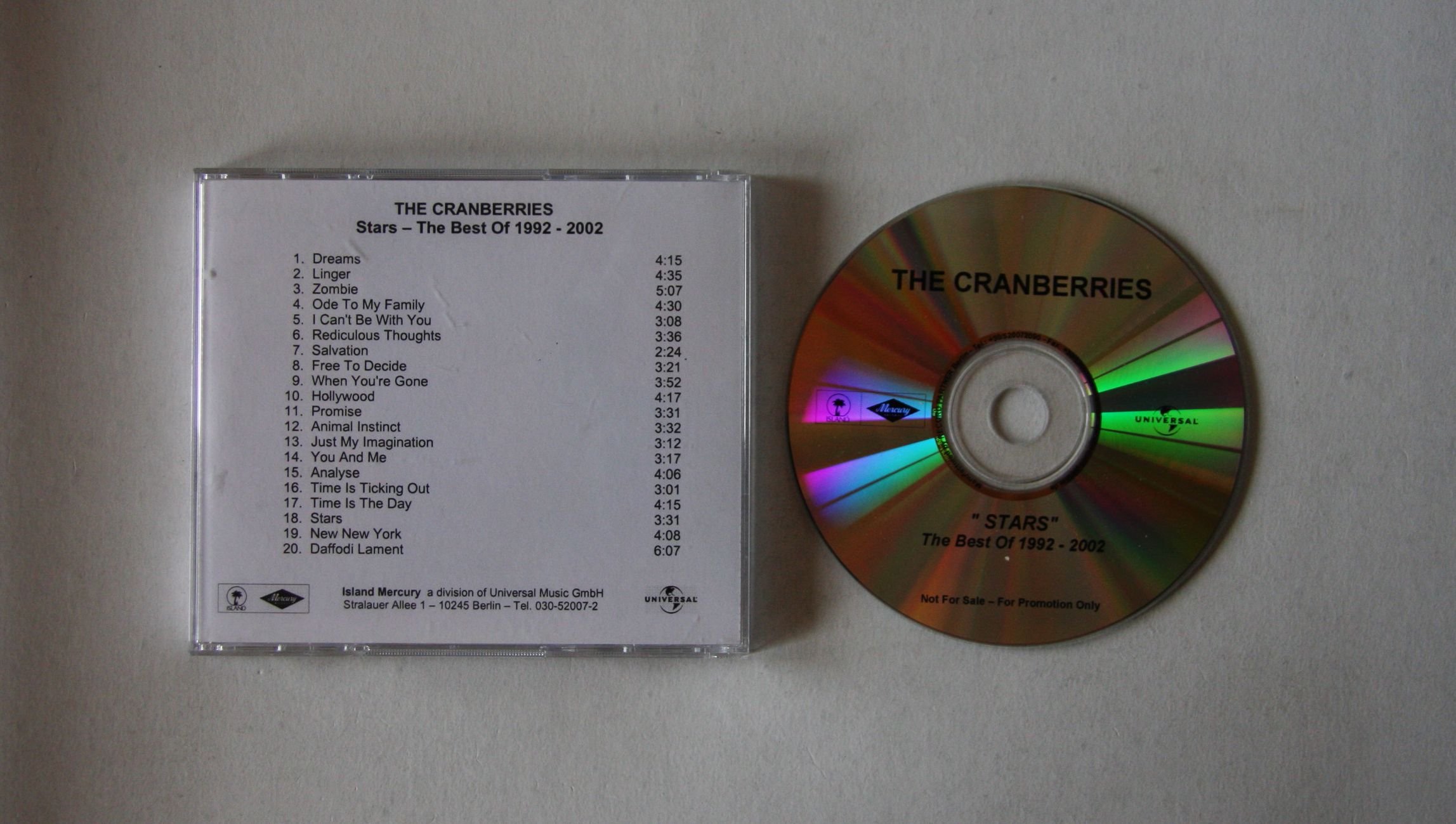 Cranberries Starsbest Of 199202 Records, LPs, Vinyl and CDs MusicStack