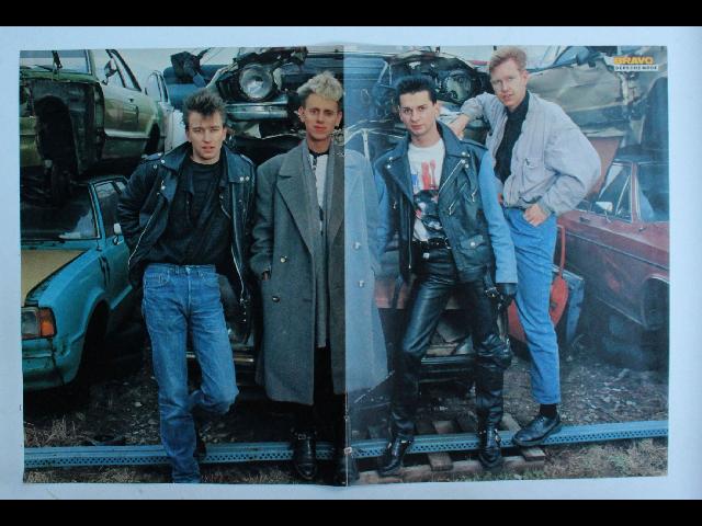 Depeche Mode Bravo Poster - Vintage German Magazine Poster 28x42cm Scrapyard